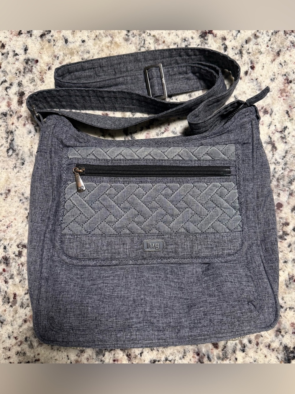 Lug Hopscotch Quilted Crossbody RFID